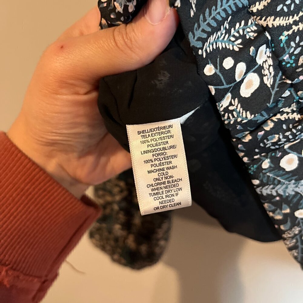 Loft floral patterned lightweight jacket - image 4